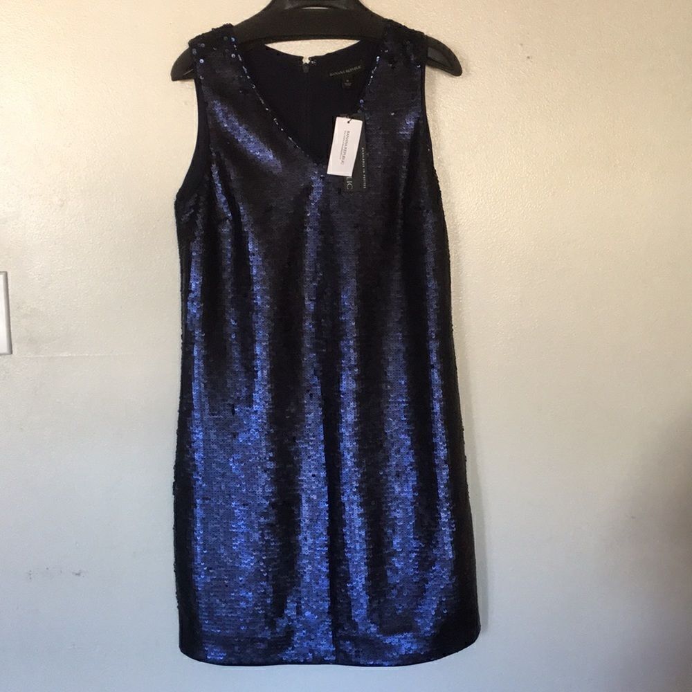 Banana Republic Sleeveless Sequined Dress Size 0